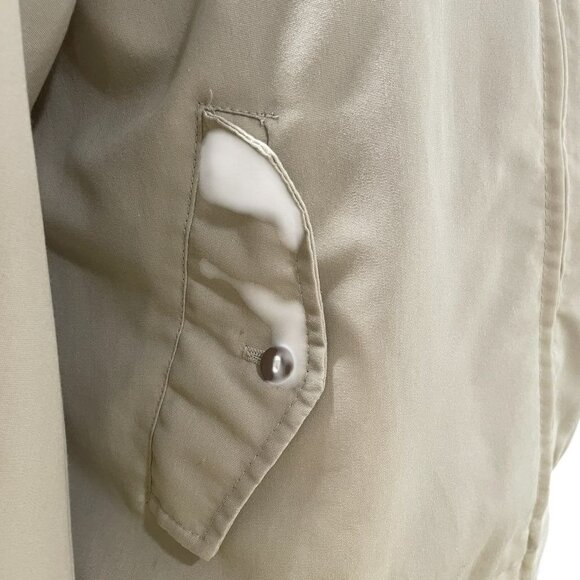 California Imperial Mens Large Harrington Jacket Tan USA Made Lined Workwear - Picture 7 of 9